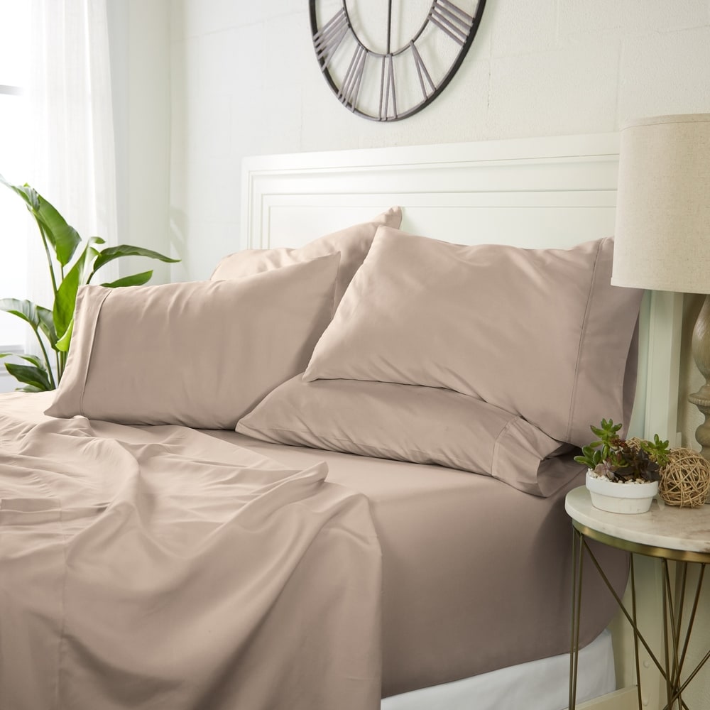 Luxuriöses, ultraweiches 6-teiliges Bettlaken-Set von Simply Soft