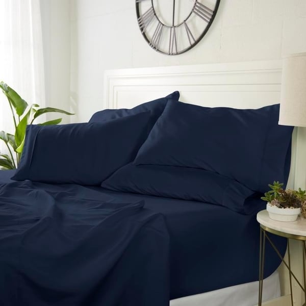 Luxuriöses, ultraweiches 6-teiliges Bettlaken-Set von Simply Soft
