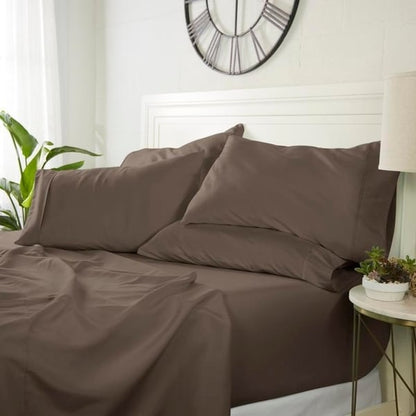 Luxuriöses, ultraweiches 6-teiliges Bettlaken-Set von Simply Soft