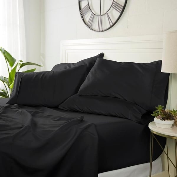Luxuriöses, ultraweiches 6-teiliges Bettlaken-Set von Simply Soft