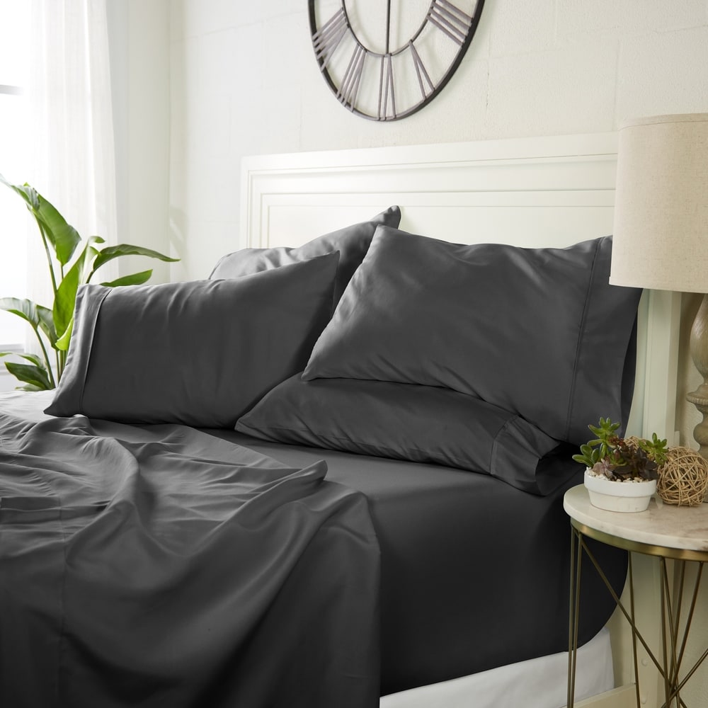 Luxuriöses, ultraweiches 6-teiliges Bettlaken-Set von Simply Soft