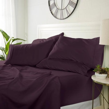 Luxuriöses, ultraweiches 6-teiliges Bettlaken-Set von Simply Soft
