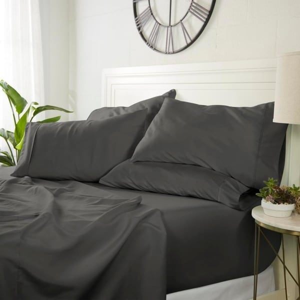 Luxuriöses, ultraweiches 6-teiliges Bettlaken-Set von Simply Soft