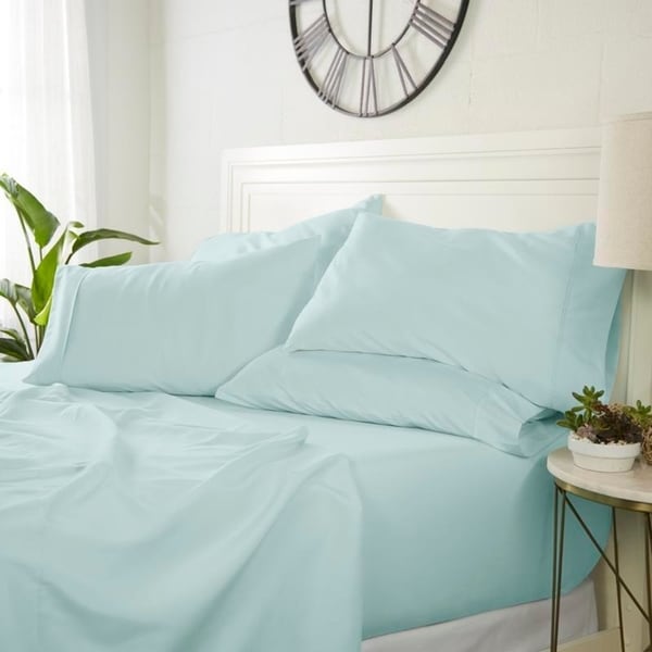 Luxuriöses, ultraweiches 6-teiliges Bettlaken-Set von Simply Soft