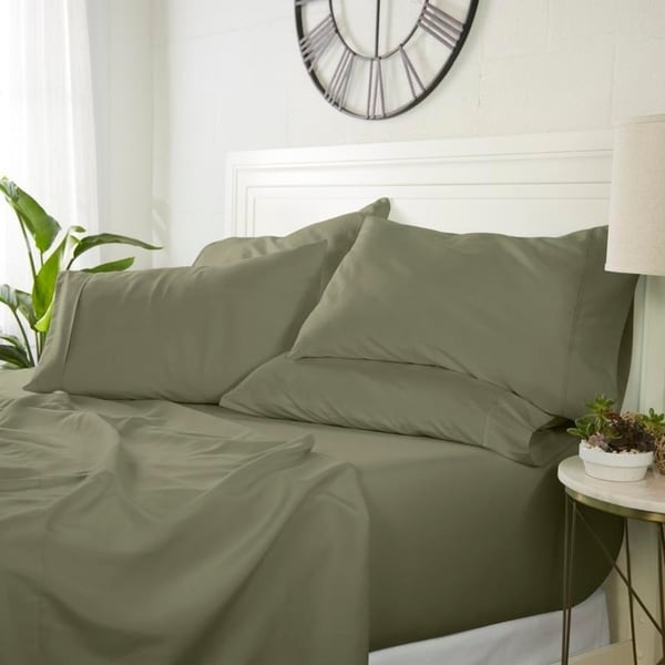 Luxuriöses, ultraweiches 6-teiliges Bettlaken-Set von Simply Soft