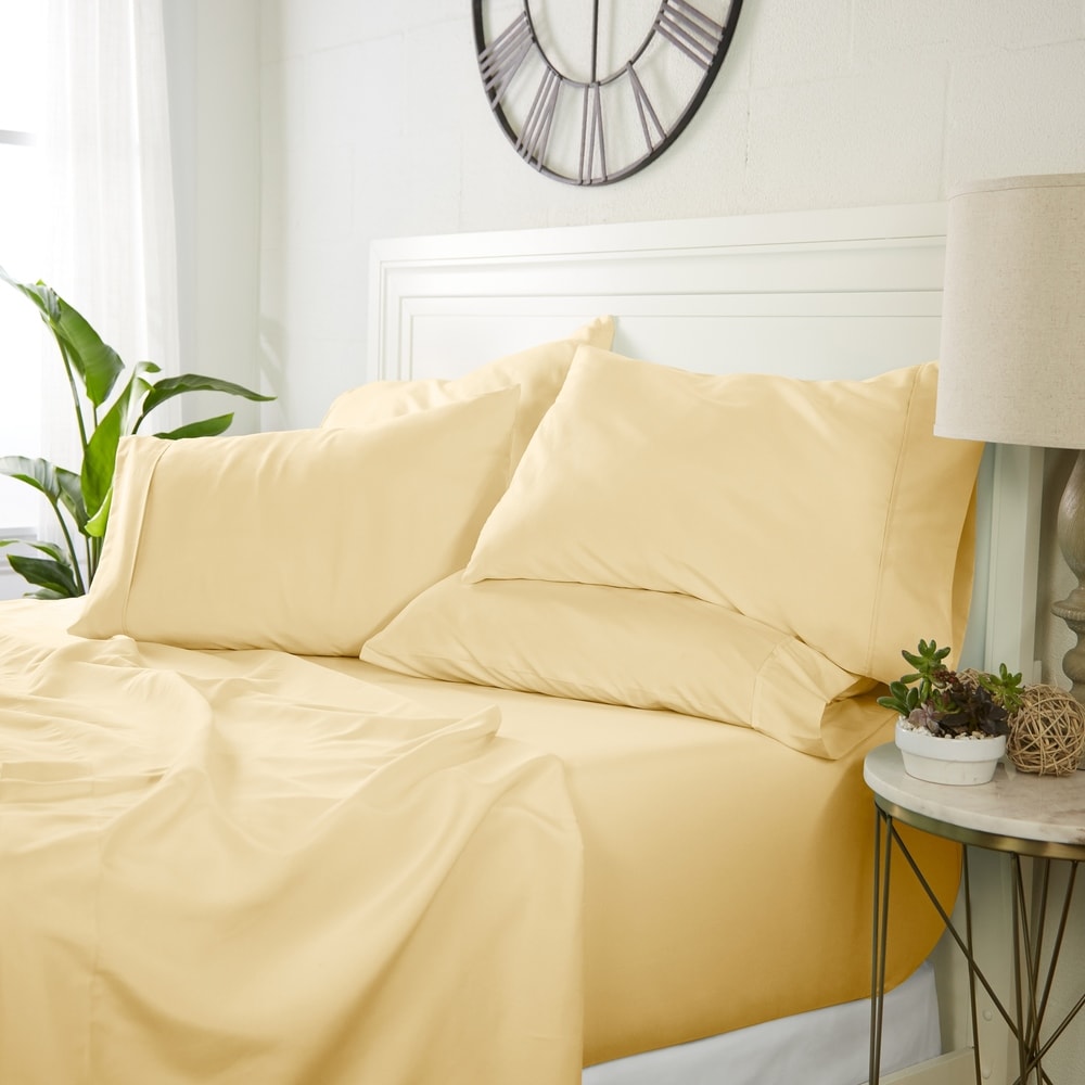 Luxuriöses, ultraweiches 6-teiliges Bettlaken-Set von Simply Soft