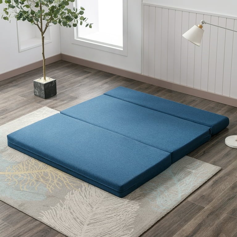 Mixoy Folding Sofa Bed,Fold Down Couch Bed Sleeper Chair Couch for Lounge,Upholstered Convertible Floor Mattress