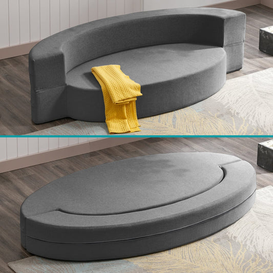 Mixoy Folding Sofa Bed,Futon Sleeper Chair Couch,Fold Down Couch - 76in*42in*9.8in
