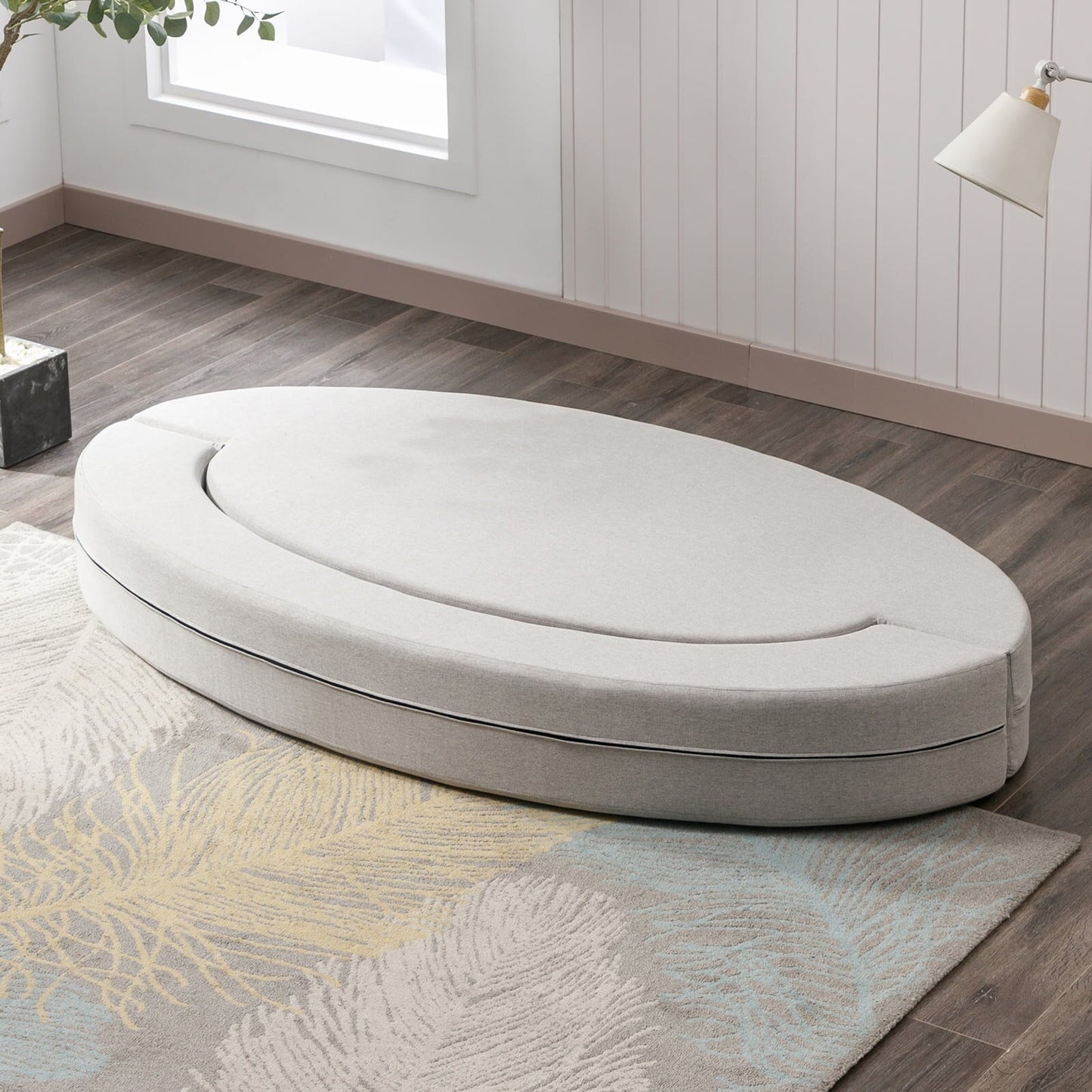 Mixoy Folding Sofa Bed,Futon Sleeper Chair Couch,Fold Down Couch - 76in*42in*9.8in