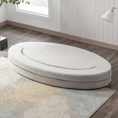 Mixoy Folding Sofa Bed,Futon Sleeper Chair Couch,Fold Down Couch - 76in*42in*9.8in