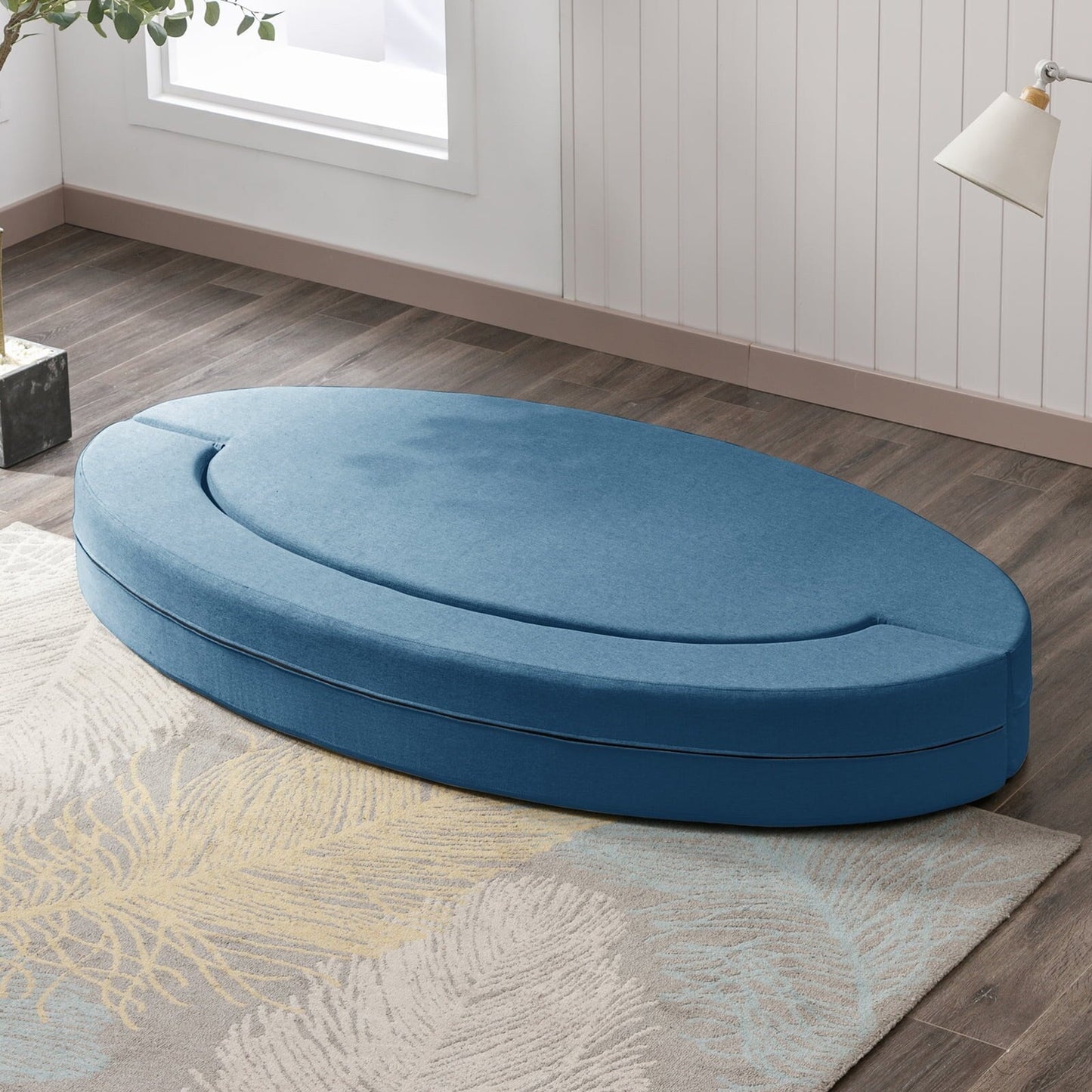 Mixoy Folding Sofa Bed,Futon Sleeper Chair Couch,Fold Down Couch - 76in*42in*9.8in