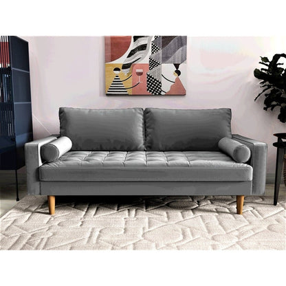 Mac Velvet Mid-century Style Sofa