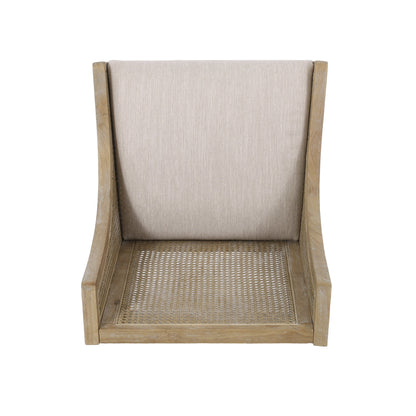 Maurers Esszimmerstühle aus Rohrgeflecht und Holz (2er-Set) von Christopher Knight Home