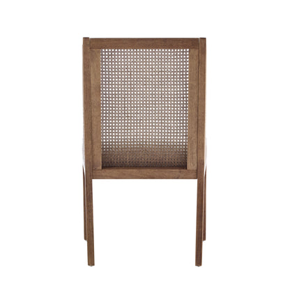 Maurers Esszimmerstühle aus Rohrgeflecht und Holz (2er-Set) von Christopher Knight Home
