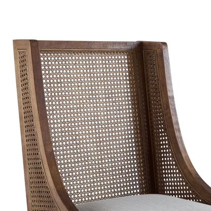 Maurers Esszimmerstühle aus Rohrgeflecht und Holz (2er-Set) von Christopher Knight Home