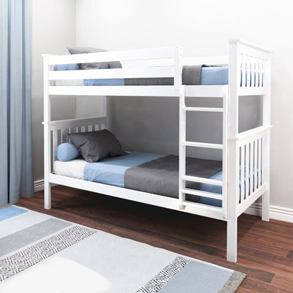 Max and Lily Twin über Twin Etagenbett aus Massivholz