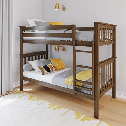 Max and Lily Twin über Twin Etagenbett aus Massivholz
