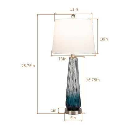 Maxax 28.75 Farbverlaufsblau Nachttischlampen-Set (2er-Set)