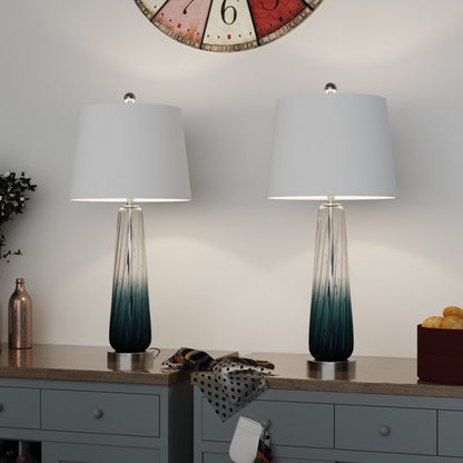 Maxax 28.75 Farbverlaufsblau Nachttischlampen-Set (2er-Set)