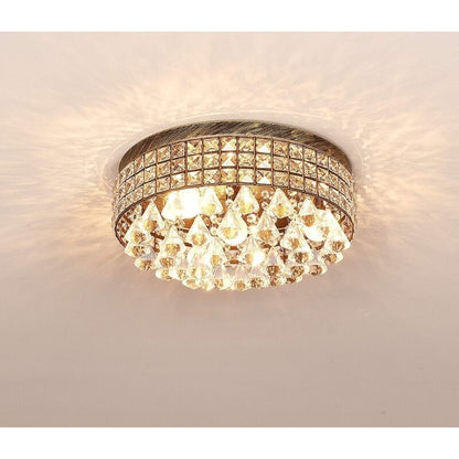 Maxax 4 – Licht 15'' Crystal Metal Flush Mount – N/A