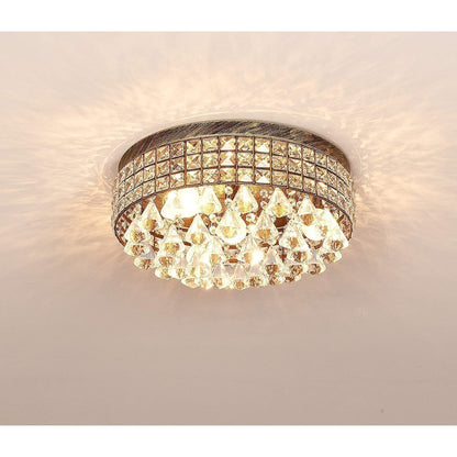 Maxax 4 – Licht 15'' Crystal Metal Flush Mount – N/A