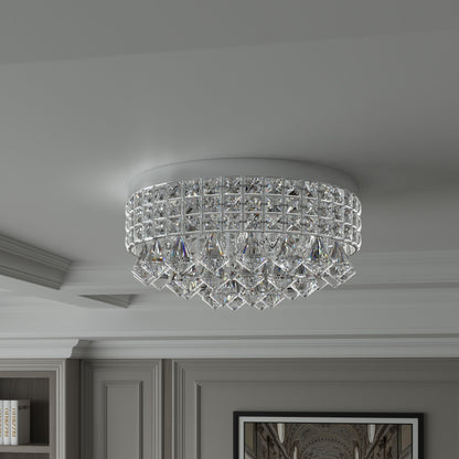 Maxax 4 – Licht 15'' Crystal Metal Flush Mount – N/A