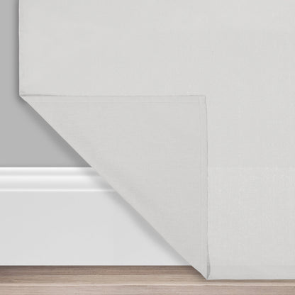Mercantile Drop Cloth Lichtfilterring Top Tab Farmhouse Vorhang Panel mit Volant