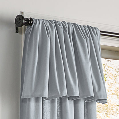 Mercantile Drop Cloth Lichtfilterring Top Tab Farmhouse Vorhang Panel mit Volant