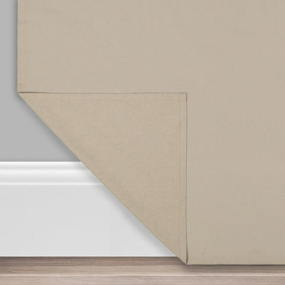Mercantile Drop Cloth Lichtfilterring Top Tab Farmhouse Vorhang Panel mit Volant