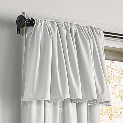 Mercantile Drop Cloth Lichtfilterring Top Tab Farmhouse Vorhang Panel mit Volant