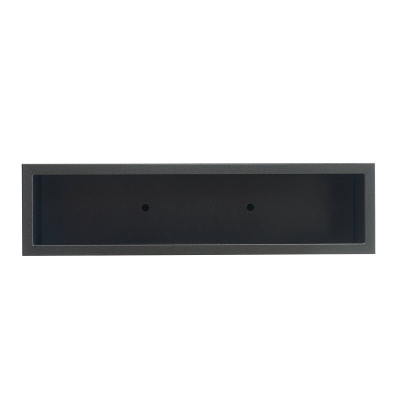 Schwerer Pflanzkasten aus Metall für Pflanzen im Freien, 38L x 10B x 30H Zoll hoch und lang, Pflanzkasten mit Metalltrennwand – 38 x 30 x 10
