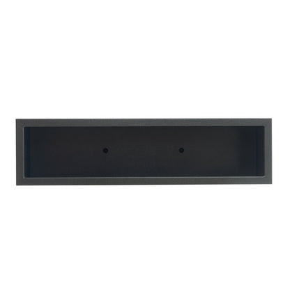 Schwerer Pflanzkasten aus Metall für Pflanzen im Freien, 38L x 10B x 30H Zoll hoch und lang, Pflanzkasten mit Metalltrennwand – 38 x 30 x 10