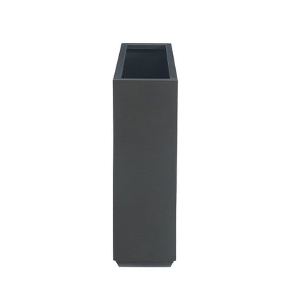 Schwerer Pflanzkasten aus Metall für Pflanzen im Freien, 38L x 10B x 30H Zoll hoch und lang, Pflanzkasten mit Metalltrennwand – 38 x 30 x 10