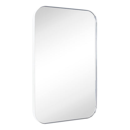 TEHOME Mid-Century Modern Chic Metall Abgerundete Wandspiegel