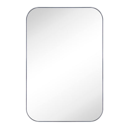 TEHOME Mid-Century Modern Chic Metall Abgerundete Wandspiegel