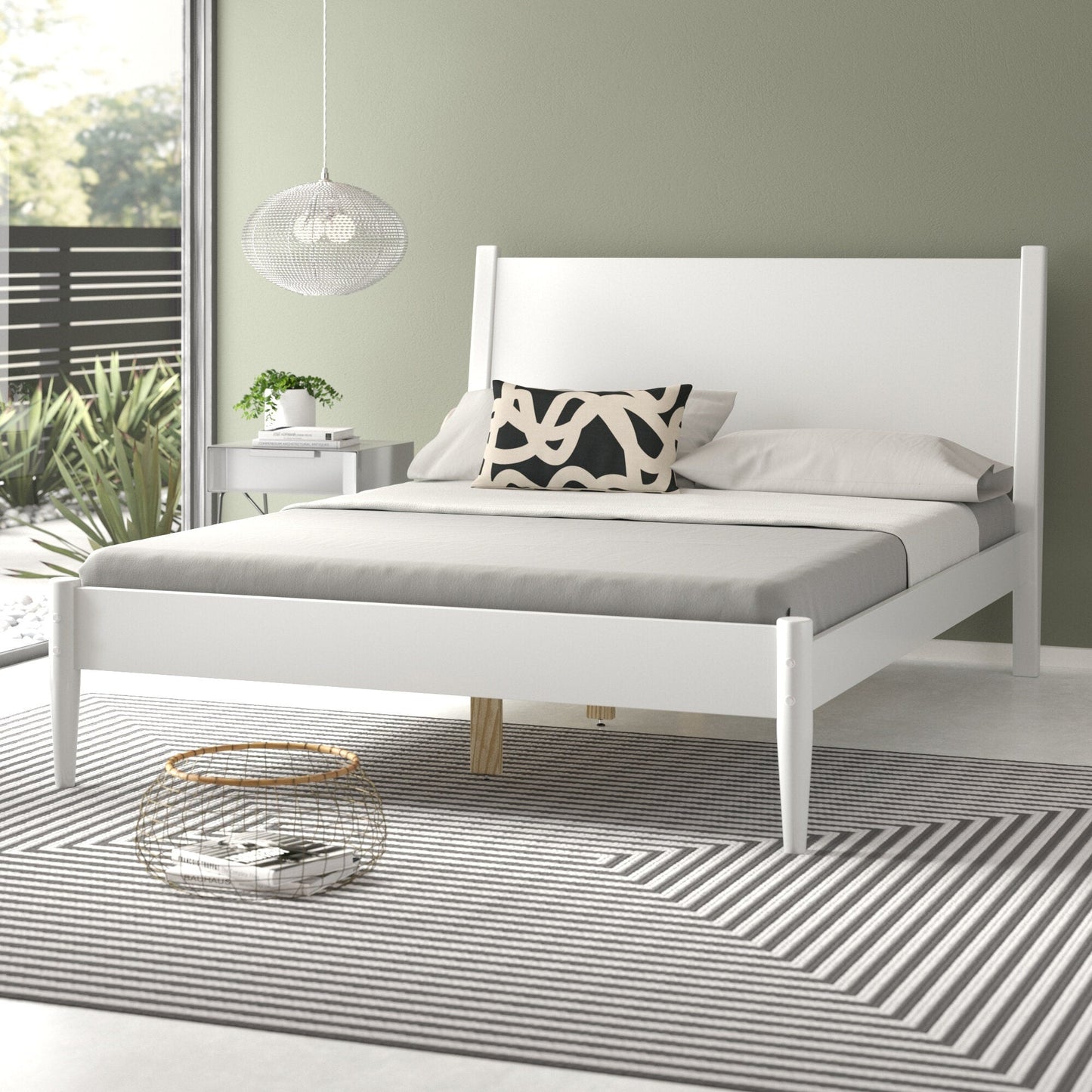 Mid-Century Paneelbett