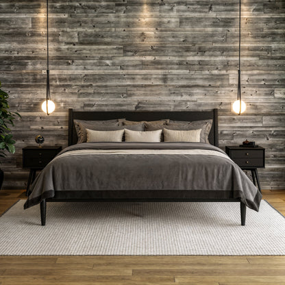 Mid-Century Paneelbett