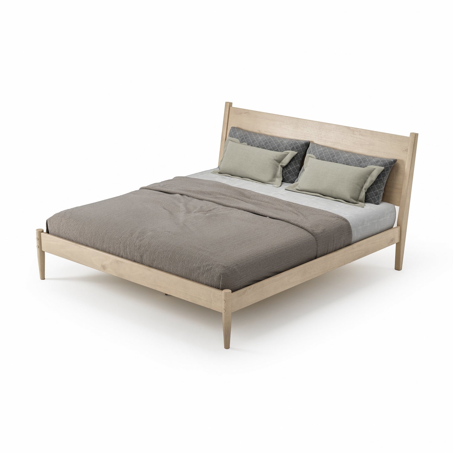 Mid-Century Paneelbett