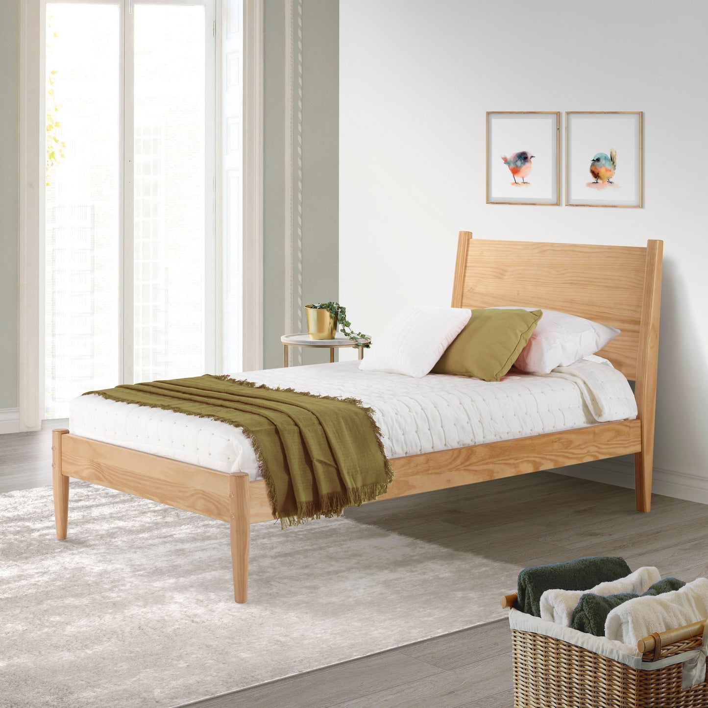 Mid-Century Paneelbett