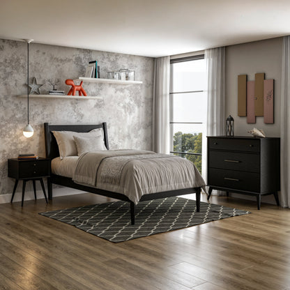 Mid-Century Paneelbett