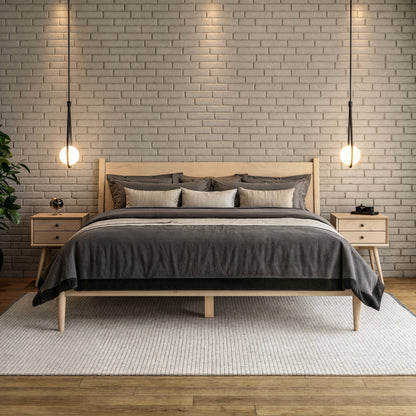 Mid-Century Paneelbett