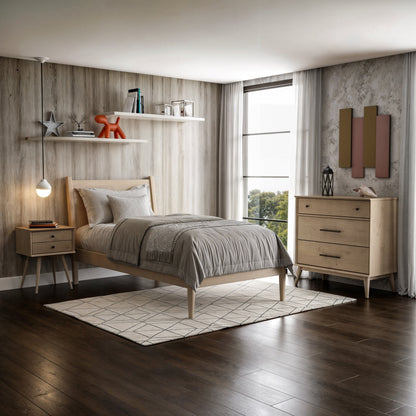 Mid-Century Paneelbett