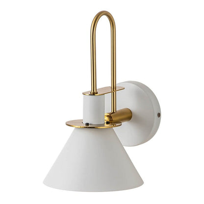Mid-Century Modern 1-flammige Kegel-Wandleuchte - 7 Zoll Schlafzimmerleuchte