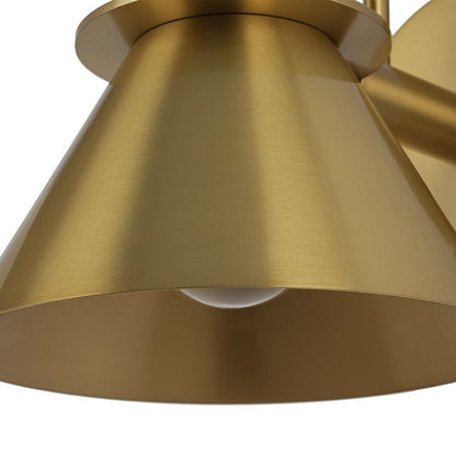 Mid-Century Modern 1-flammige Kegel-Wandleuchte - 7 Zoll Schlafzimmerleuchte
