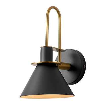 Mid-Century Modern 1-flammige Kegel-Wandleuchte - 7 Zoll Schlafzimmerleuchte