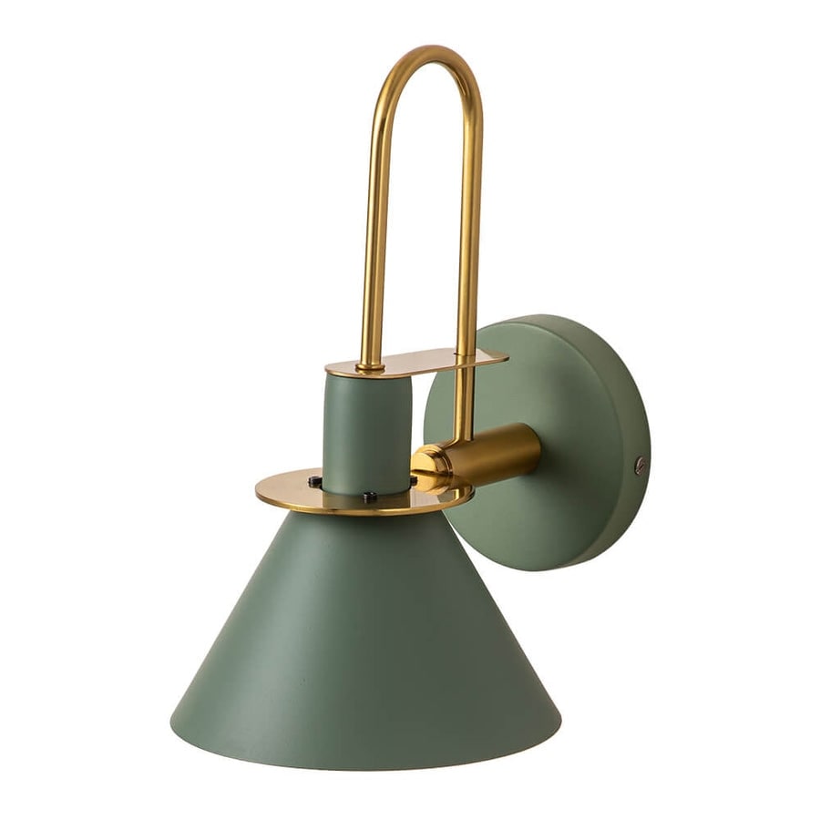 Mid-Century Modern 1-flammige Kegel-Wandleuchte - 7 Zoll Schlafzimmerleuchte