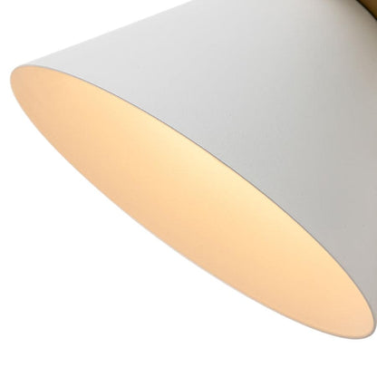 Mid-Century Modern 1-flammige Kegel-Wandleuchte - 7 Zoll Schlafzimmerleuchte