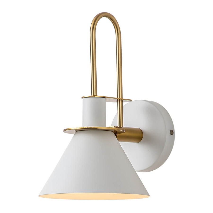 Mid-Century Modern 1-flammige Kegel-Wandleuchte - 7 Zoll Schlafzimmerleuchte