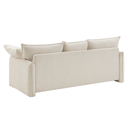 Mid-century Sofa 3 Seater Cozy Couch for Living room Apartment Lounge Bedroom