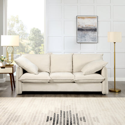Mid-century Sofa 3 Seater Cozy Couch for Living room Apartment Lounge Bedroom